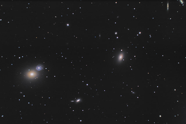 M59 and M60 - Galaxies within the Virgo Cluster