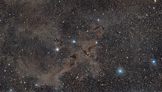 Barnard 228, the Dark Wolf Nebula in Lupus