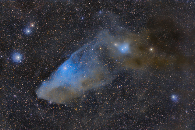 IC 4592 - the Blue Horsehead Nebula in Scorpius