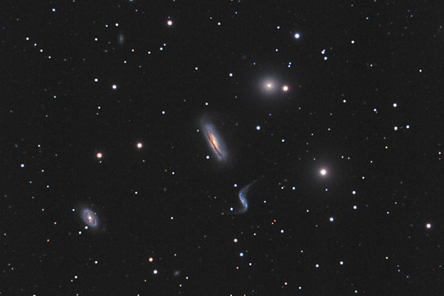 Hickson 44 -  A Compact Galaxy Group in Leo
