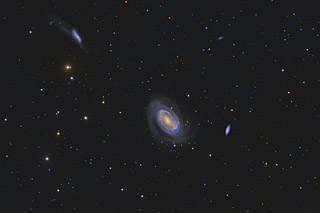 NGC 4725 - A One Armed Galaxy