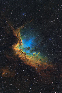 NGC 7380 - the Wizard Nebula in SHOLRGB Hubble Palette