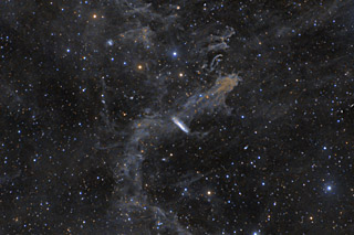 MBM 54 Integrated Flux Nebula and NGC 7497 (QSI version)