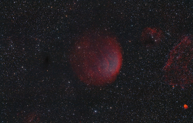 Sh2-216 - an XXL Planetary Nebula in HaOIIIRGB